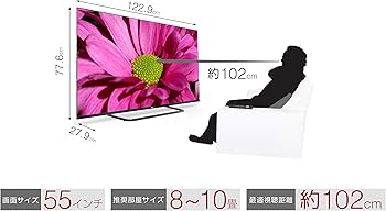 Amazon | TCL 55V型 4K対応 液晶テレビ Amazon Prime Video対応