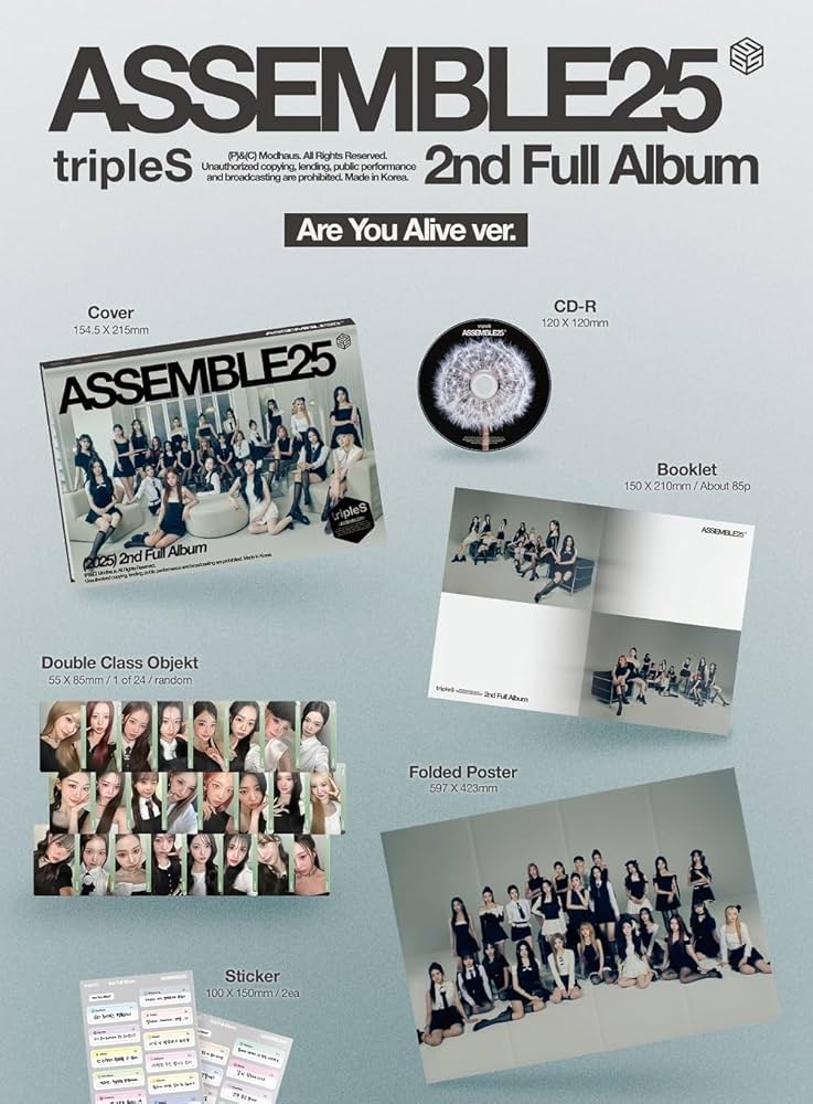 Amazon.com: tripleS Assemble25 2nd Full Album (2 ver. SET) : Home