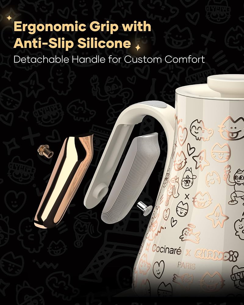 Amazon.com: Cocinare x Chanoir FLOW M9 Pro Electric Kettle, Art de