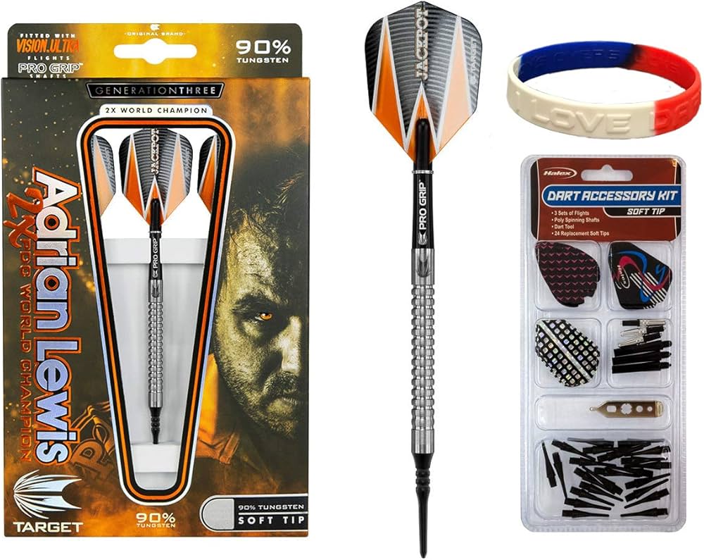Amazon.co.jp: TARGET Darts エイドリアン・ルイス Gen 3 ソフトチップ