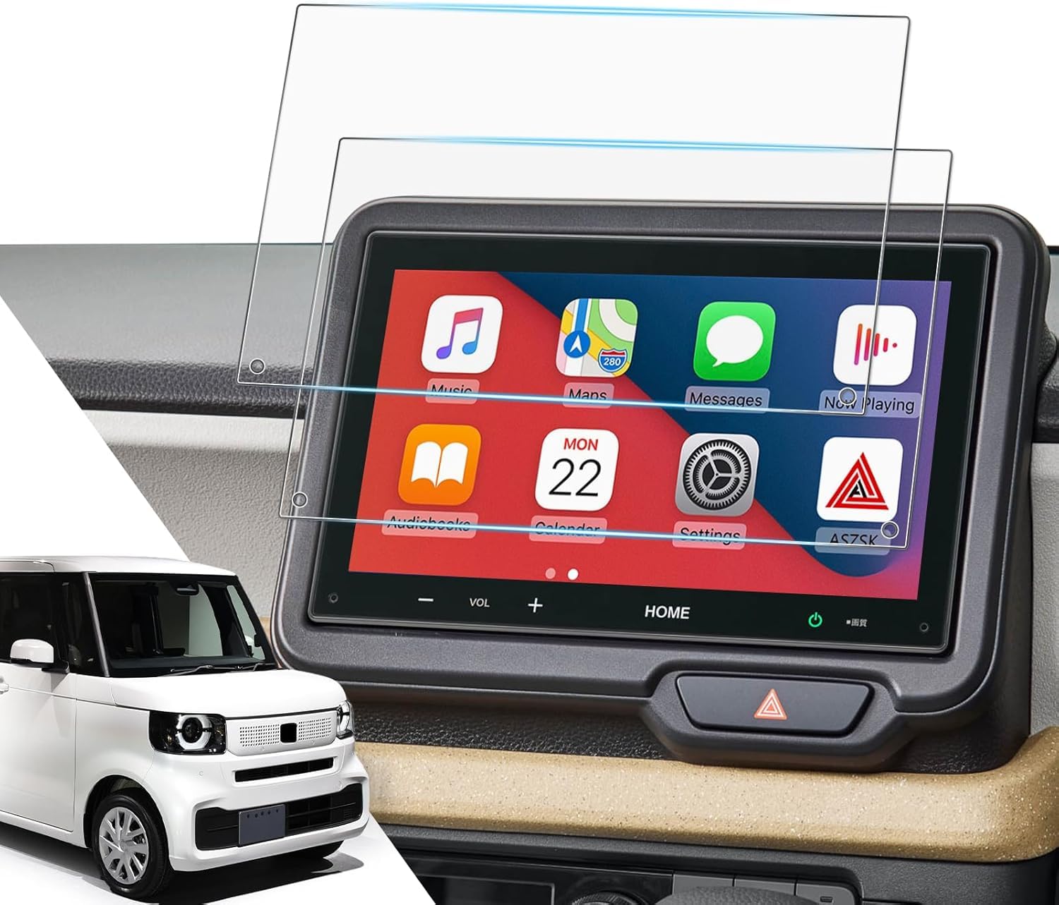 Amazon.co.jp: ASZSK 保護フィルム（2枚入り） 新型N-BOX専用 JF5 JF6