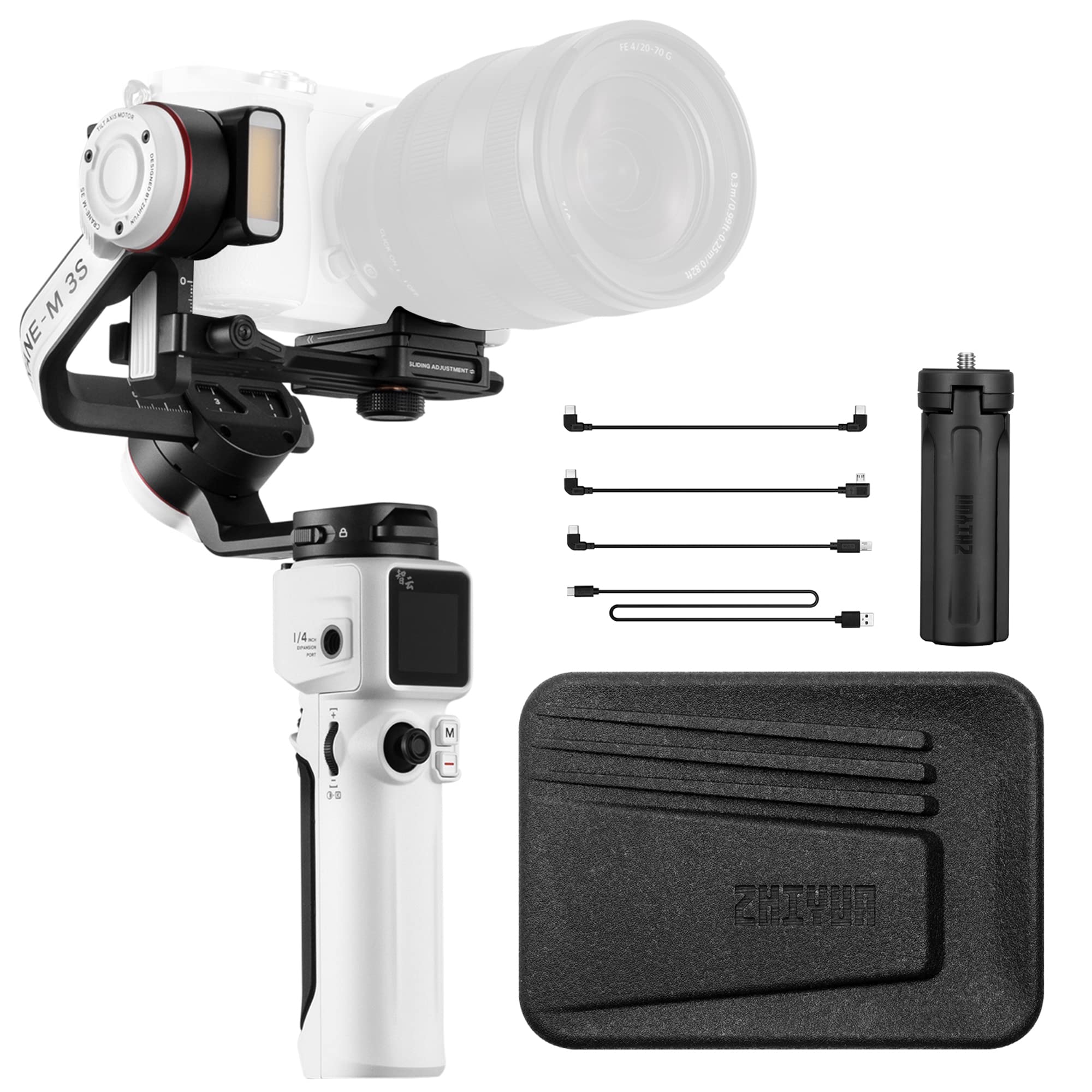 Amazon.com: Zhiyun Crane M3S Handheld Gimbal 3-Axis Stabilizer All