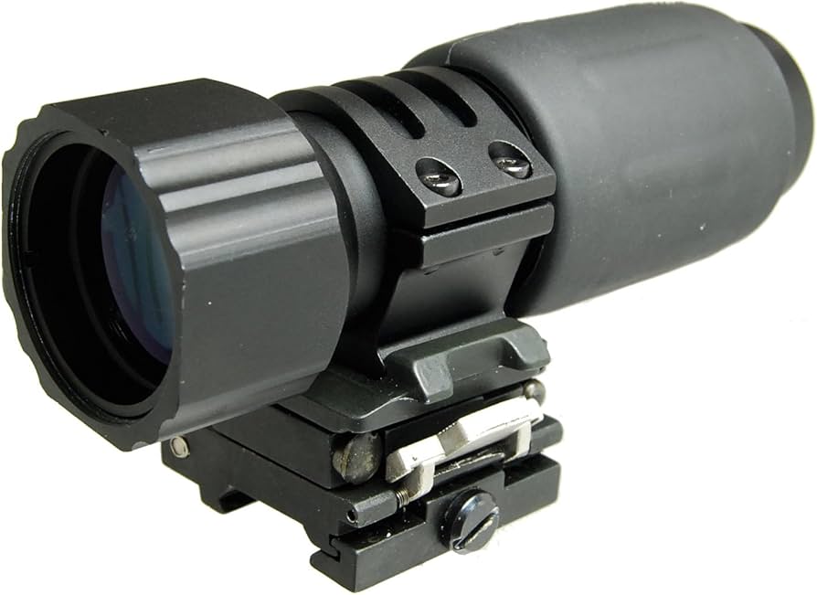 Amazon | ドットサイト用 5倍 ブースター 折りたたみマウント付き