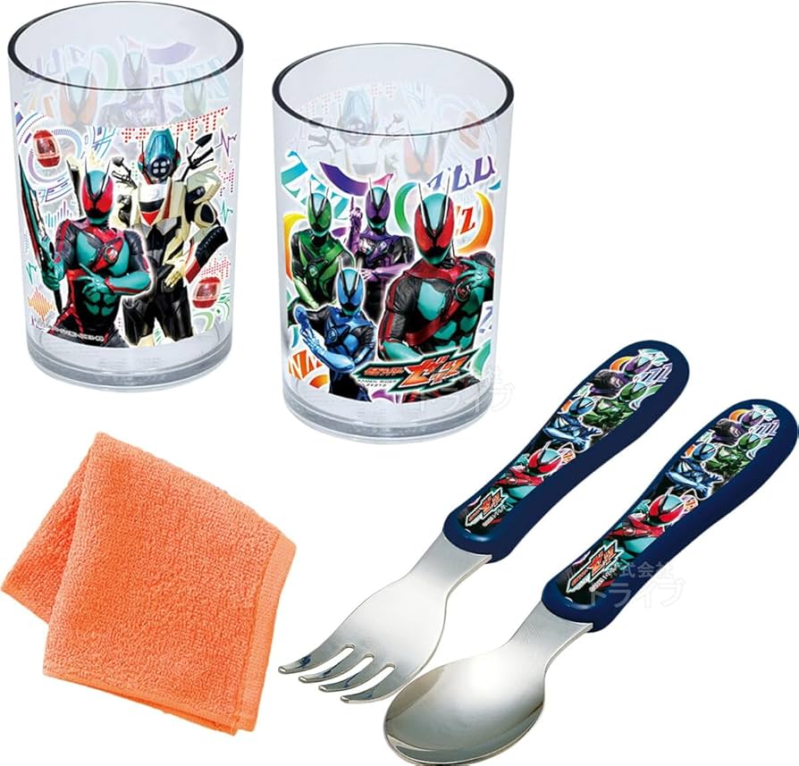 Amazon｜小森樹脂 ミニタオル付 仮面ライダーゼッツ スプーン フォーク