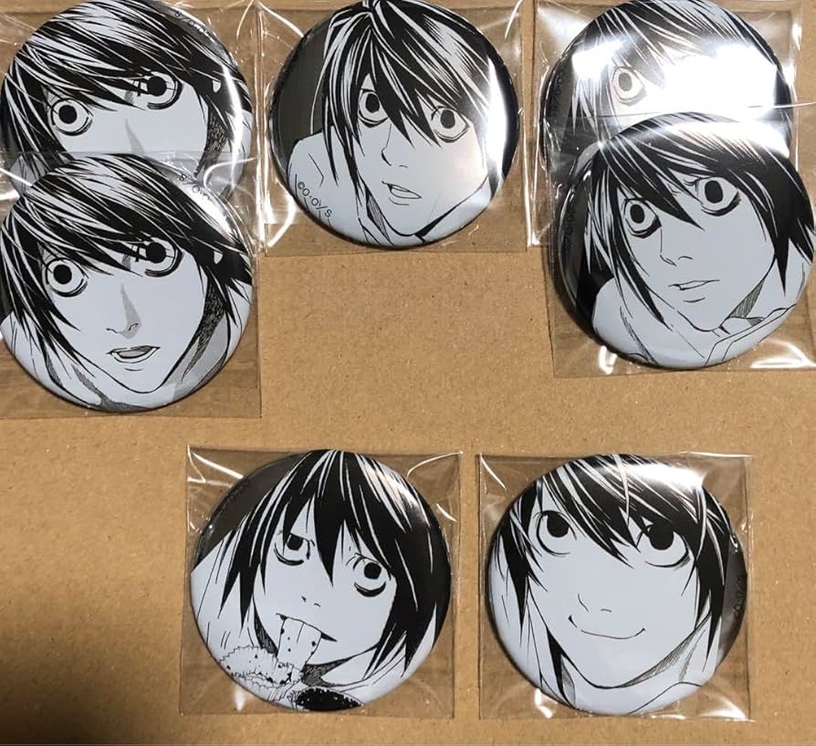 Amazon.co.jp: デスノート展 推しキャラバッジコレクション L : おもちゃ
