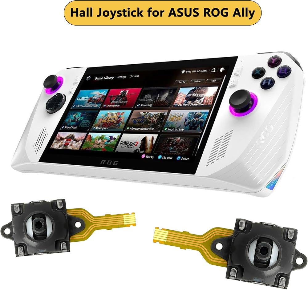Amazon.co.jp: Sedicoca ホールジョイスティック交換用 ROG Ally用 2個