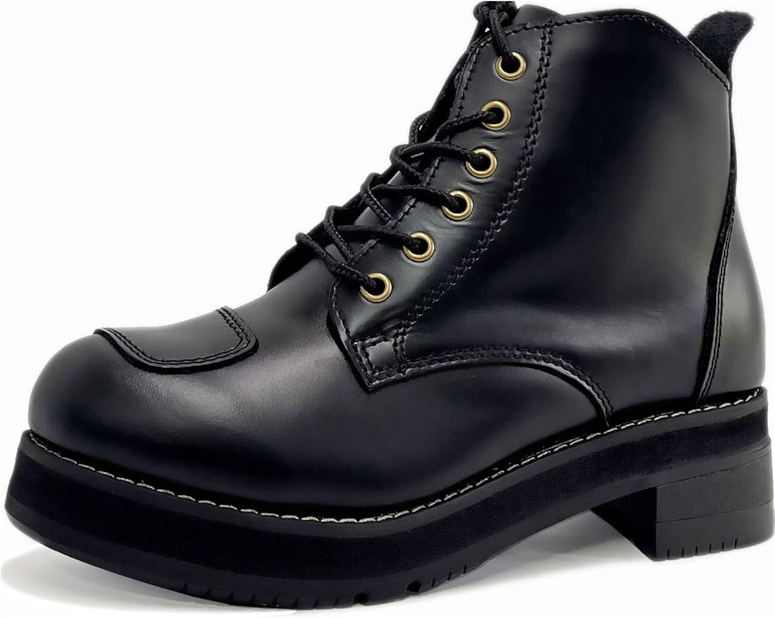 Amazon.co.jp: [ワイルドウィング] 厚底スワロー ブラック 22.5cm 本革