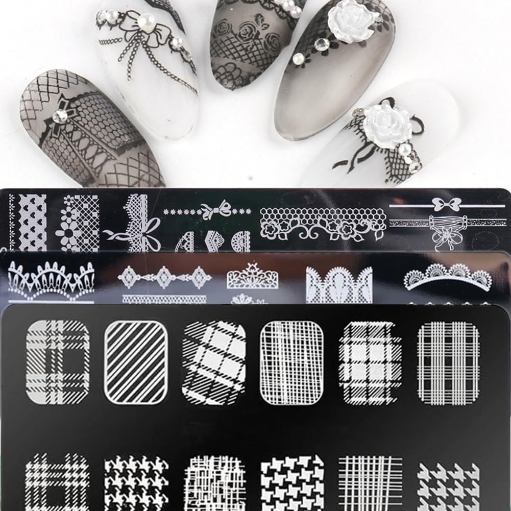 同梱値引最大200円○スタンプネイル プレート 8枚 同梱値引最大200円