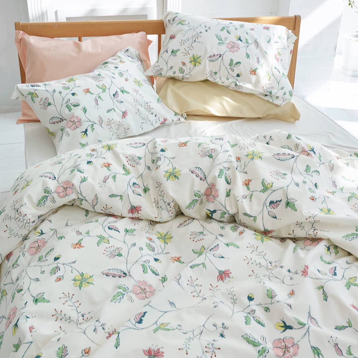 Amazon｜森清/Fab the home リザ 掛け布団カバー シングル 花柄 掛