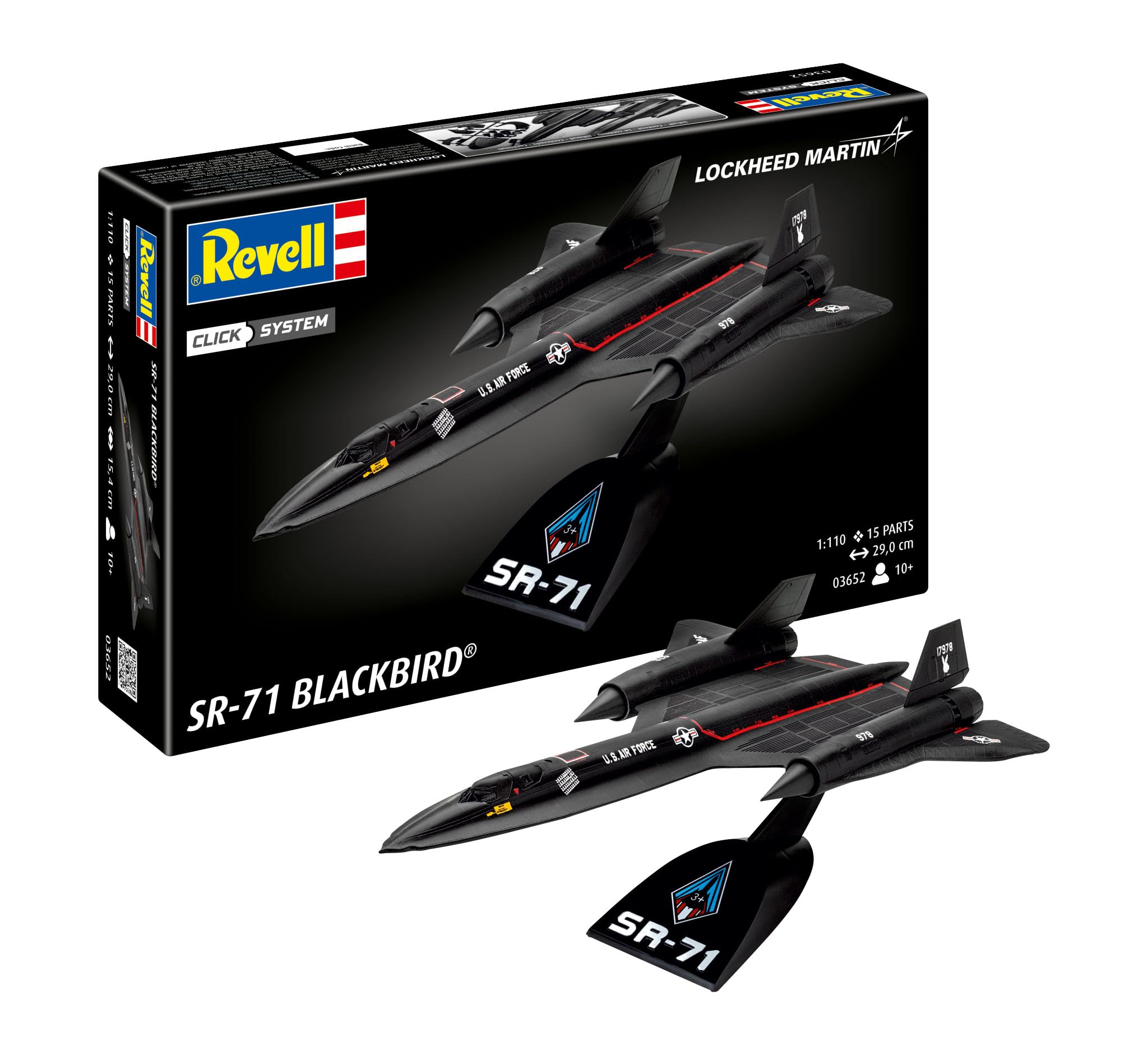 Amazon | ドイツレベル(Revell) 1/110 アメリカ空軍 ロッキード SR-71