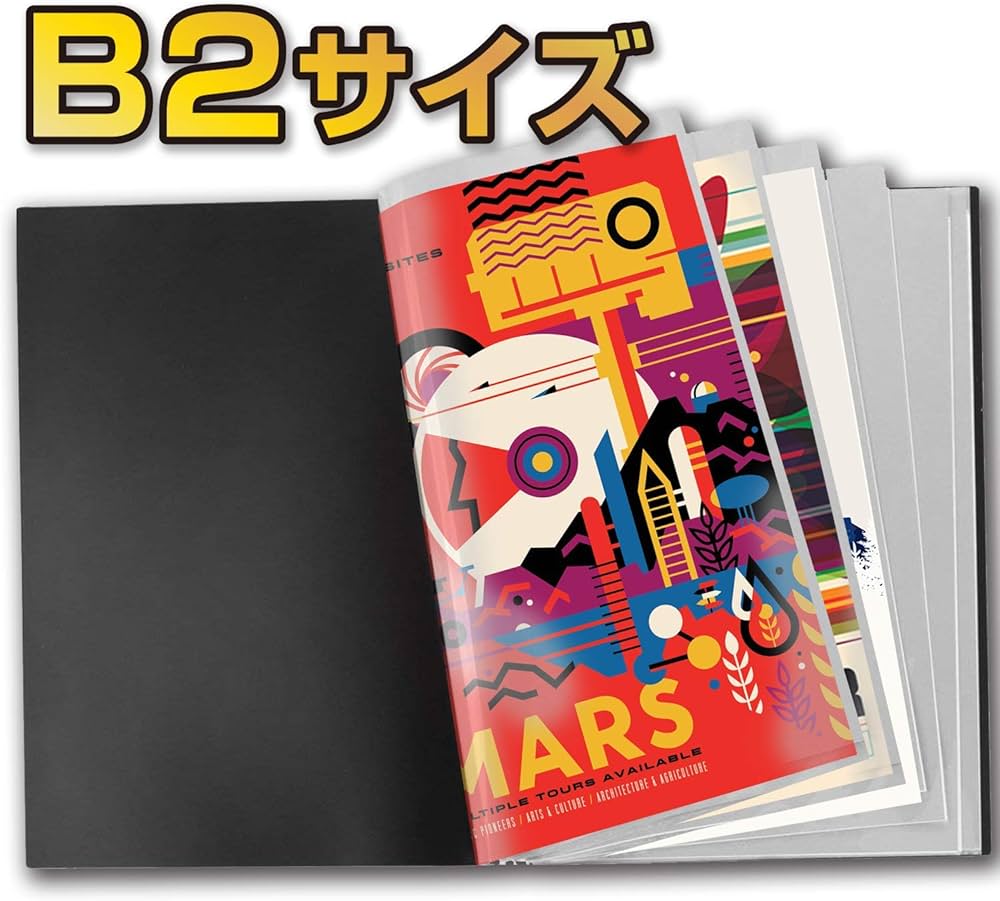 Amazon.co.jp: ROZZERMAN B2 A4 ポスター ファイル 40枚 20枚 60枚