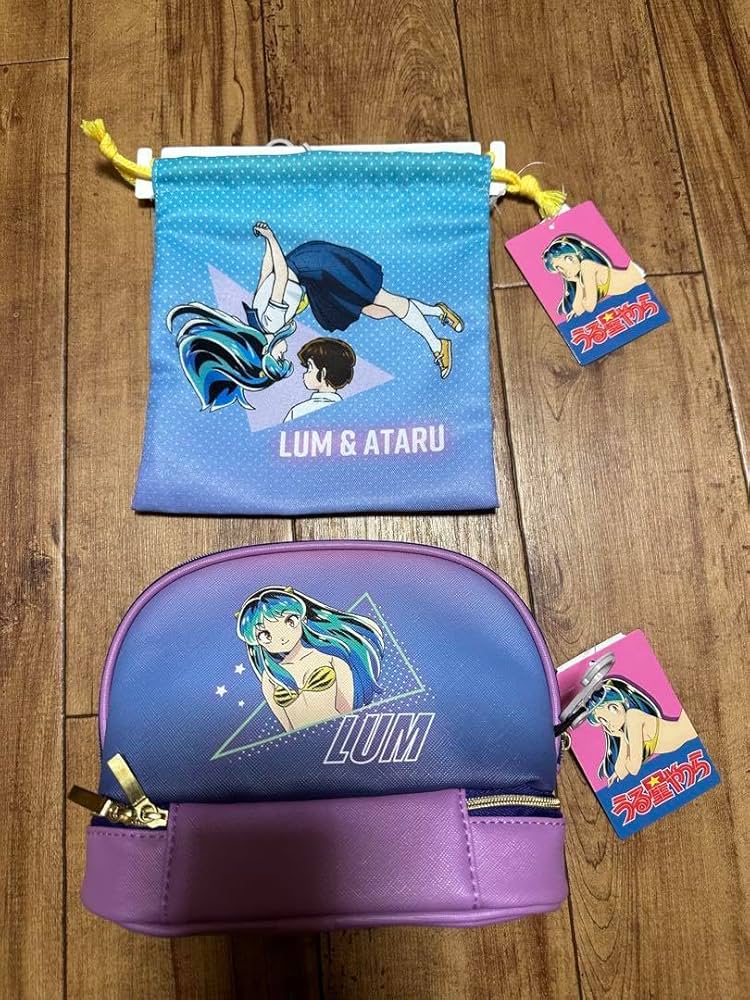 Amazon.co.jp: しまむら うる星 やつら ラムちゃん ポーチ 巾着 グッズ