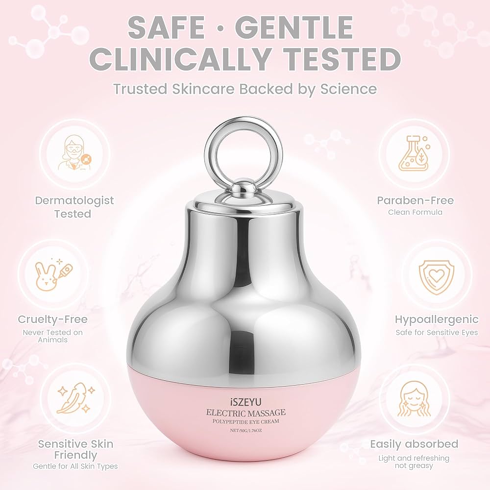 Amazon.com: iSZEYU Pro Xylane Electric Massage Eye Cream with Red