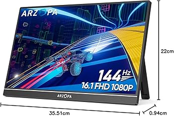 Amazon.co.jp: ARZOPA 16.1インチ ゲーミングモニター 144Hz モバイル
