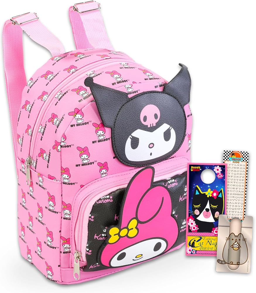 Amazon.com: My Melody and Kuromi Mini Backpack for Women - 12