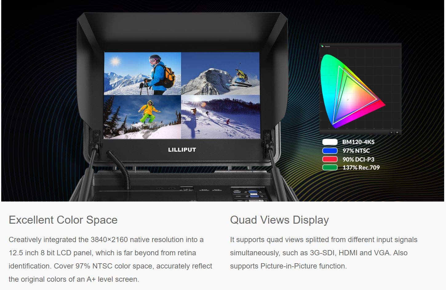 LILLIPUT BM120-4KS 12.5