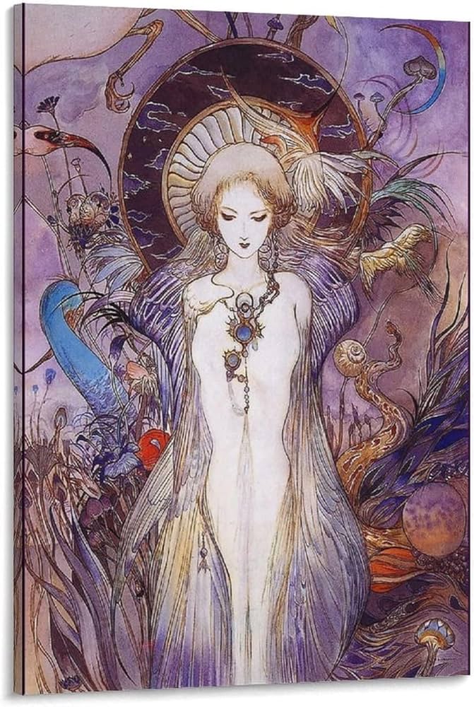 Amazon.co.jp: Yoshitaka Amano有名画家天野喜孝挿画掛画装飾です (10