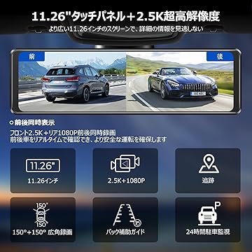 Amazon.co.jp: AZDOME: ミラー型