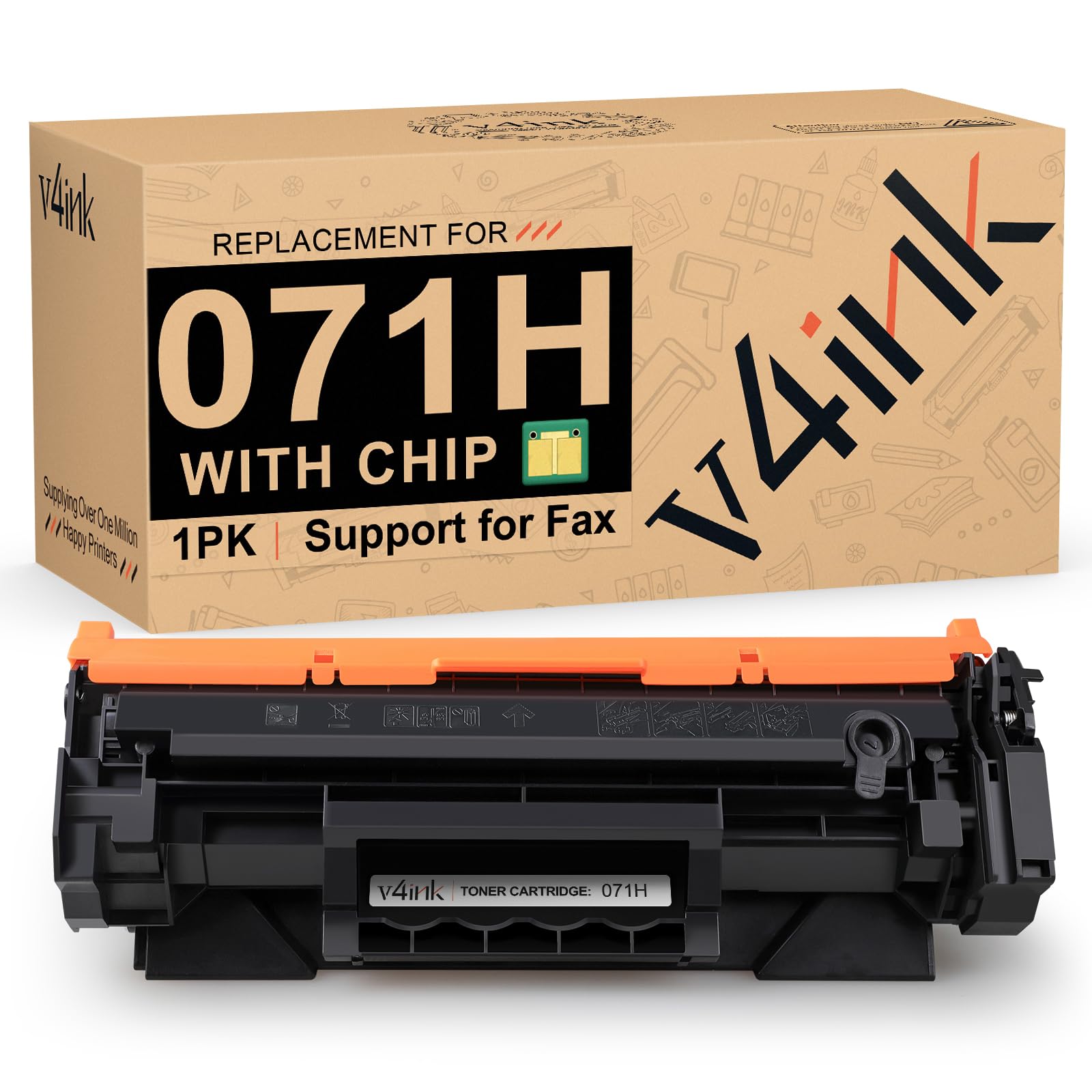 Amazon.co.jp: v4ink 071H 071 トナーカートリッジ Canon 071 大容量
