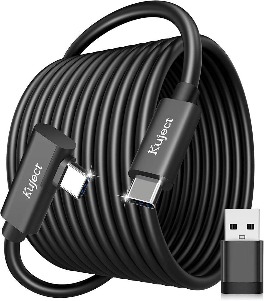 Amazon.com: Kuject Link Cable 20FT Compatible for Quest 3S/3