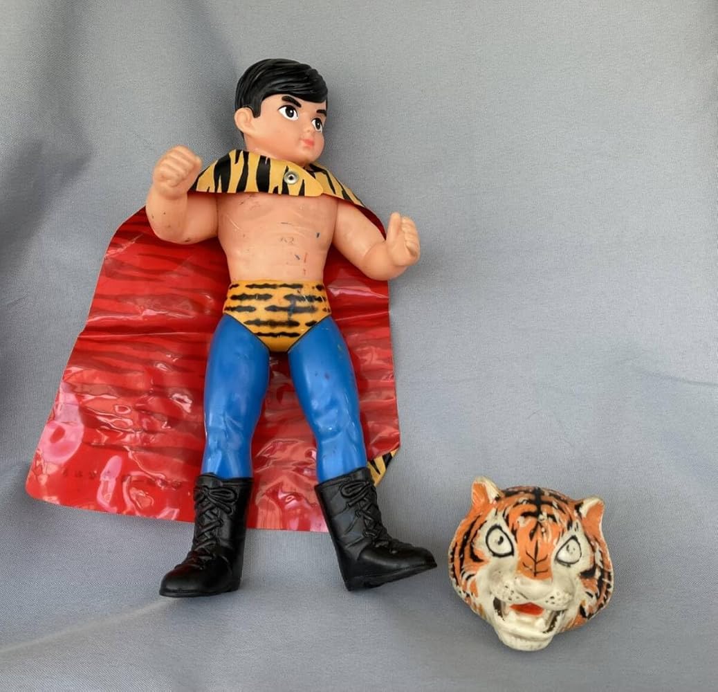 Amazon.co.jp: 当時物 タイガーマスク ソフビ 中嶋製作所 梶原一騎 辻