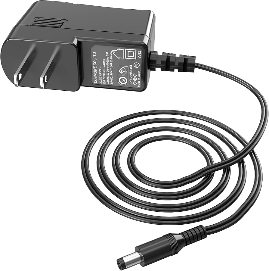 Amazon | KOZUMUWAN ACアダプター 15V 1A 電源アダプター センター