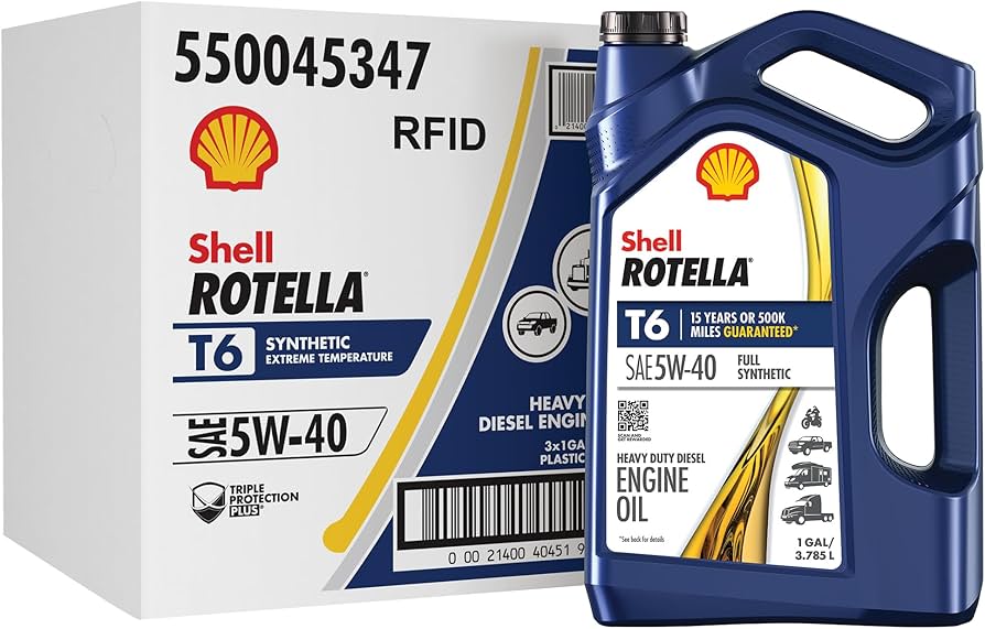 Amazon.co.jp: Shell(シェル) Rotella(ロテラ) T6 フルシンセティック