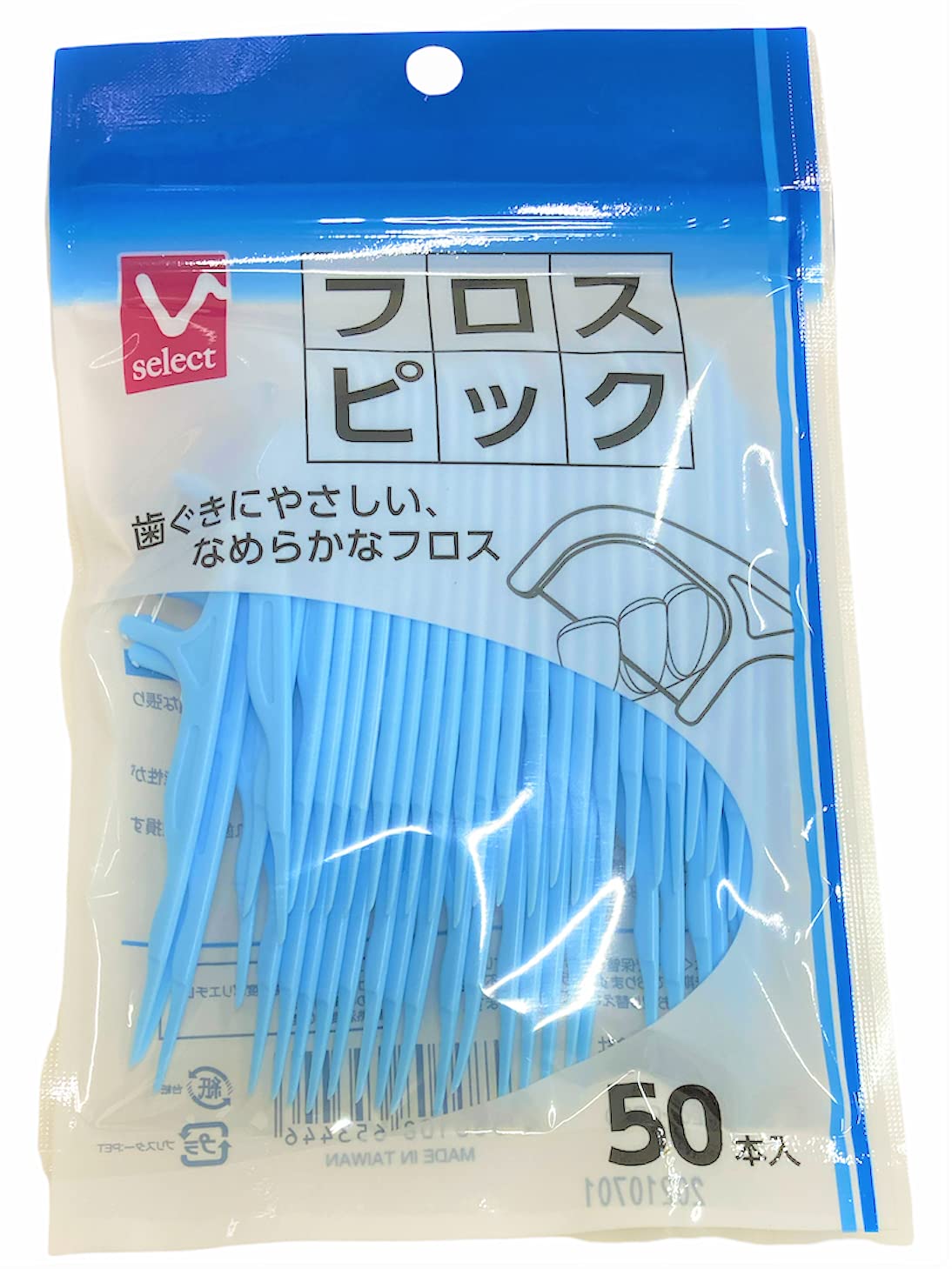 Amazon.co.jp: バローセレクト フロスピック50本入 : ドラッグストア