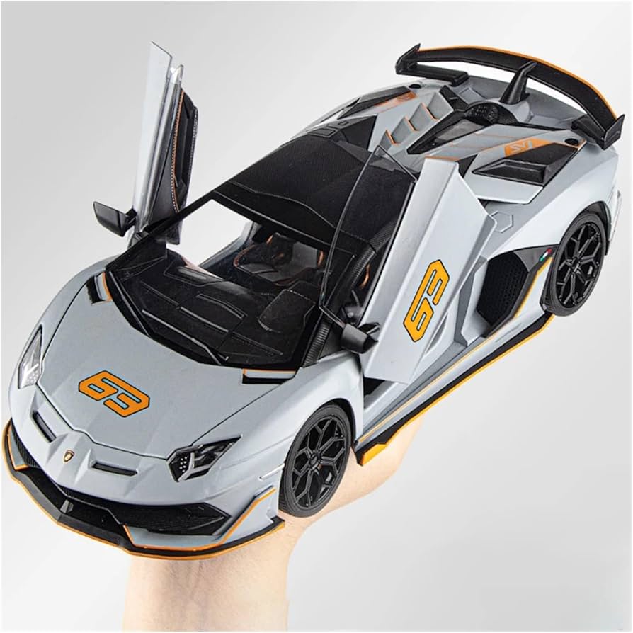 Amazon | ミニカーモデル 1:18 ランボルギーニ アヴェンタドール SVJ