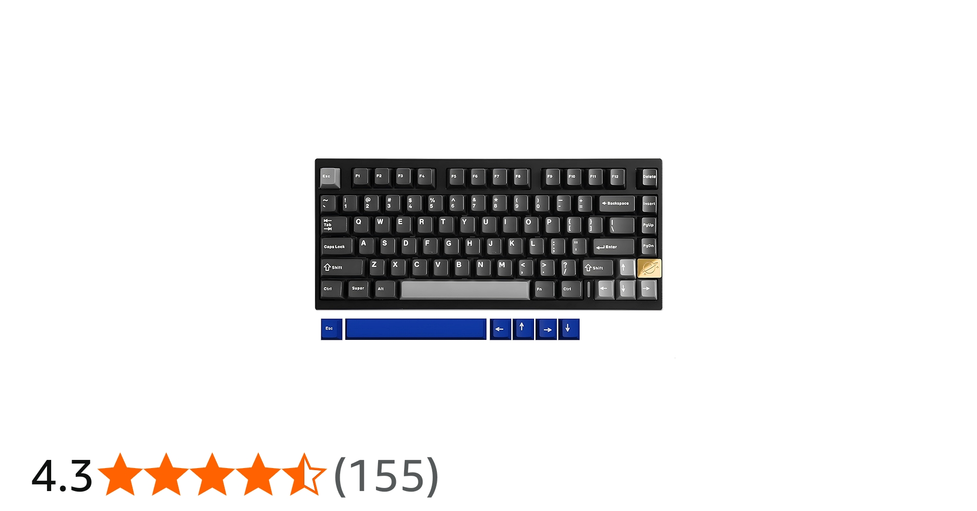 Amazon | YUNZII AL75 75% ゲーミングキーボード フルアルミCNC ホット