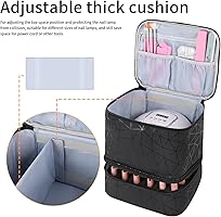 Amazon.co.jp: KGMCARE ポータブルネイルポリッシュ収納バッグ UV