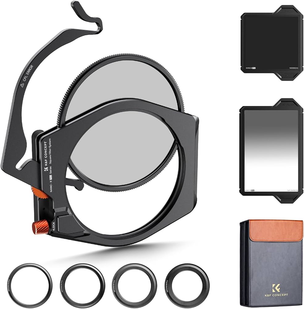 Amazon | 【新型】K&F CONCEPT 角型ハーフNDフィルターセット ソフト