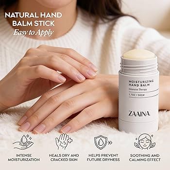 Amazon.com: ZAAINA Intensive Hand Balm Stick - Natural