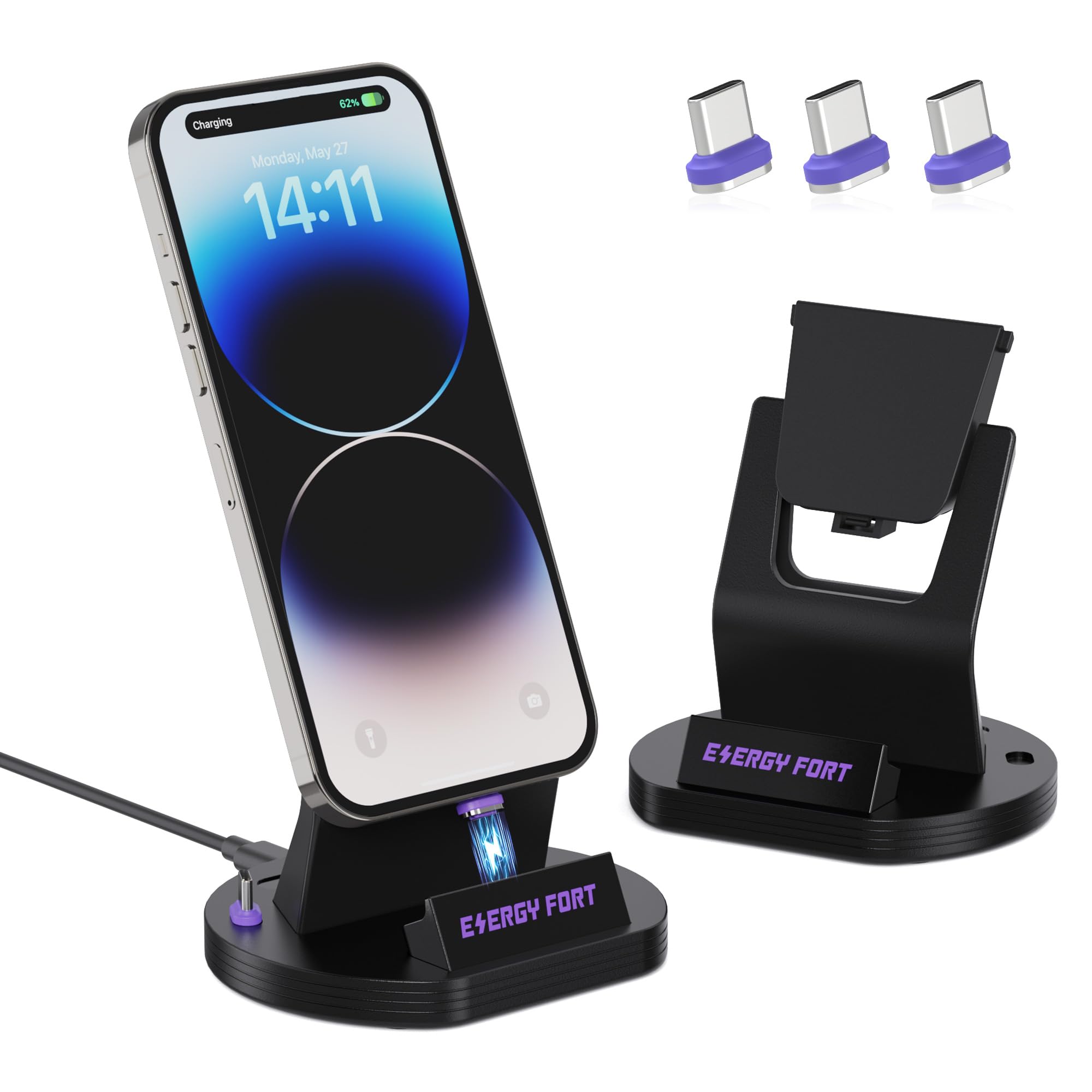 Amazon | SIKAI CASE マグネット 充電スタンド Type C チャージャー