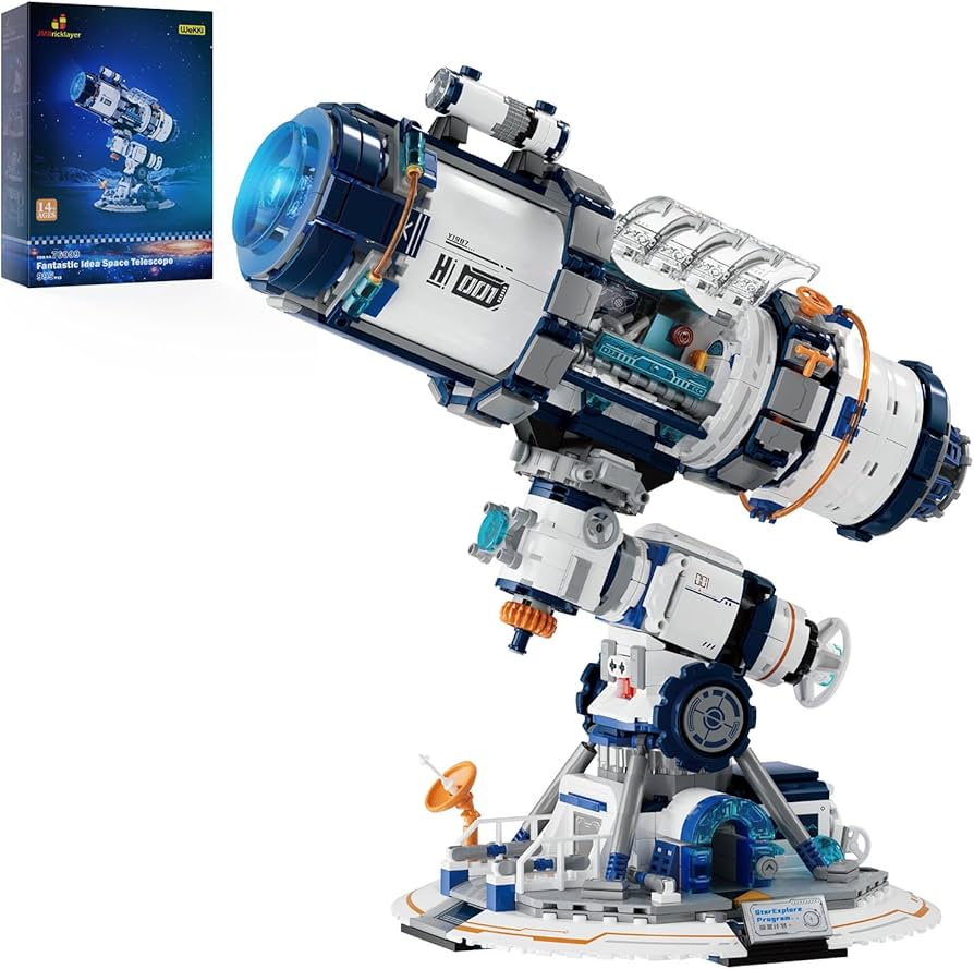 JMBricklayer Space Telescope Toy Building Sets for Adults, Cool