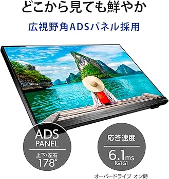 Amazon.co.jp: IODATA モバイルモニター 10点マルチタッチ 21.5インチ