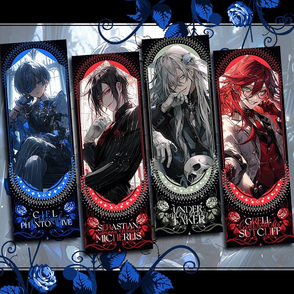 Amazon.co.jp: WFN 黒執事 ブックマーク バッジ シエル·ファントム