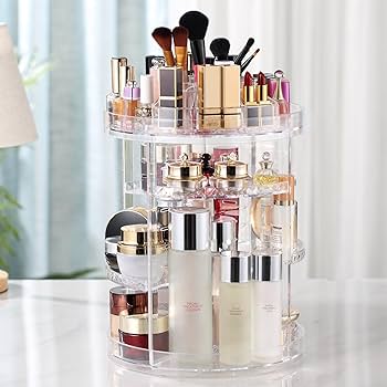 MARRONCREAM コスメラック Amazon.com: Cq acrylic Makeup Organizer