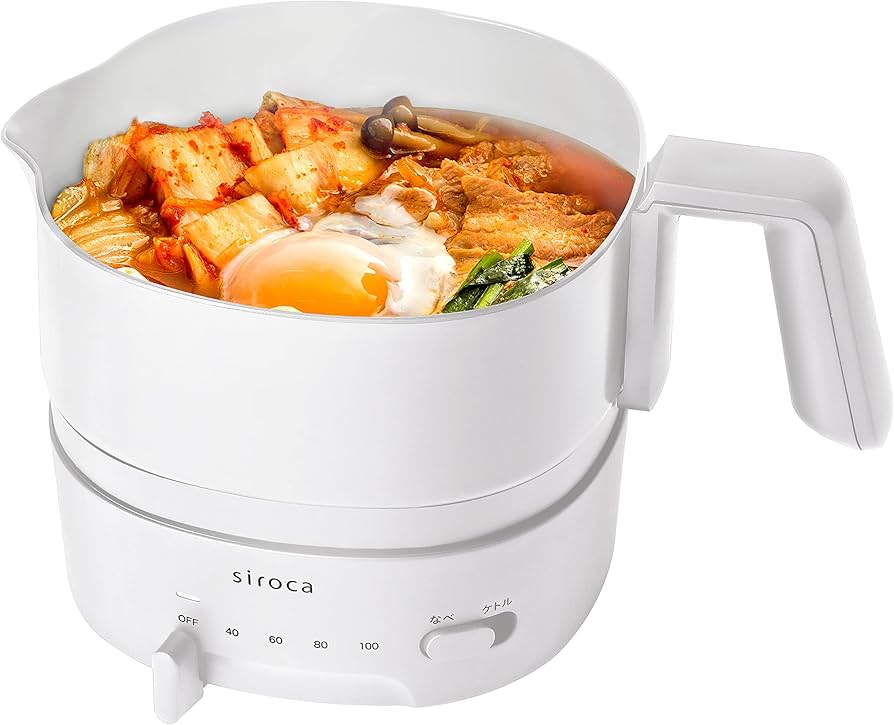 Amazon | シロカ おりょうりケトル ちょいなべ [リニューアルモデル/湯