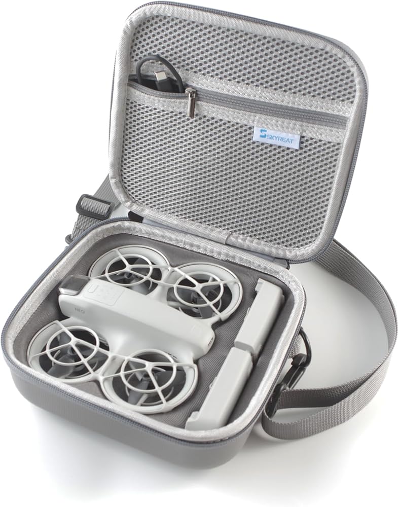 Amazon.com: Skyreat Neo Case, Portable PU Leather Small Shoulder