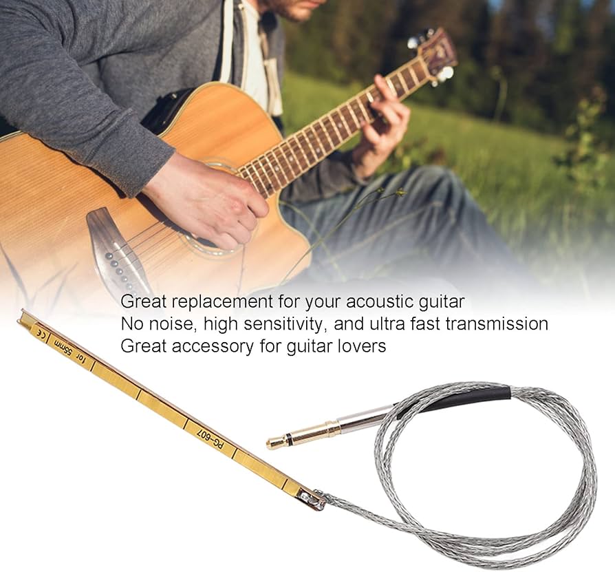 Amazon.co.jp: ピエゾピックアップ、ノイズレス耐摩耗性と耐久性のある