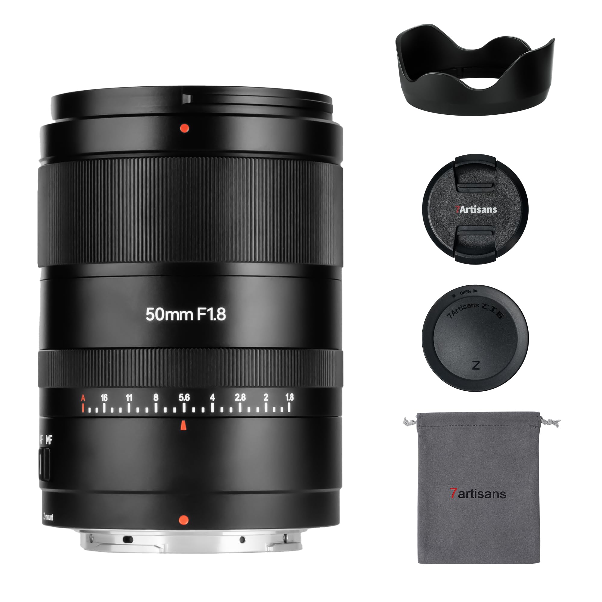 Amazon.com : 7artisans AutoFocus 50mm F1.8 Full Frame Lens,F1.8