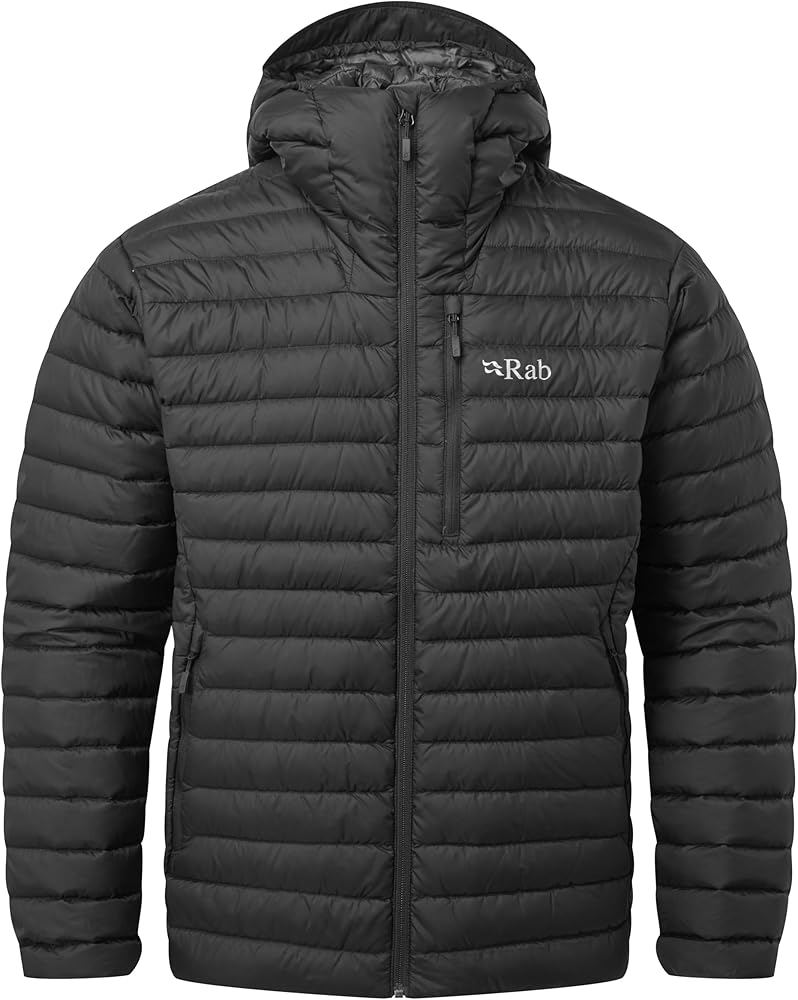 Rab Men's Microlight Alpine 700-Fill Down Hooded Puffer Jacket for