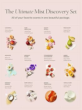 Amazon.com : Victoria's Secret Mist Collection 12 Piece Travel