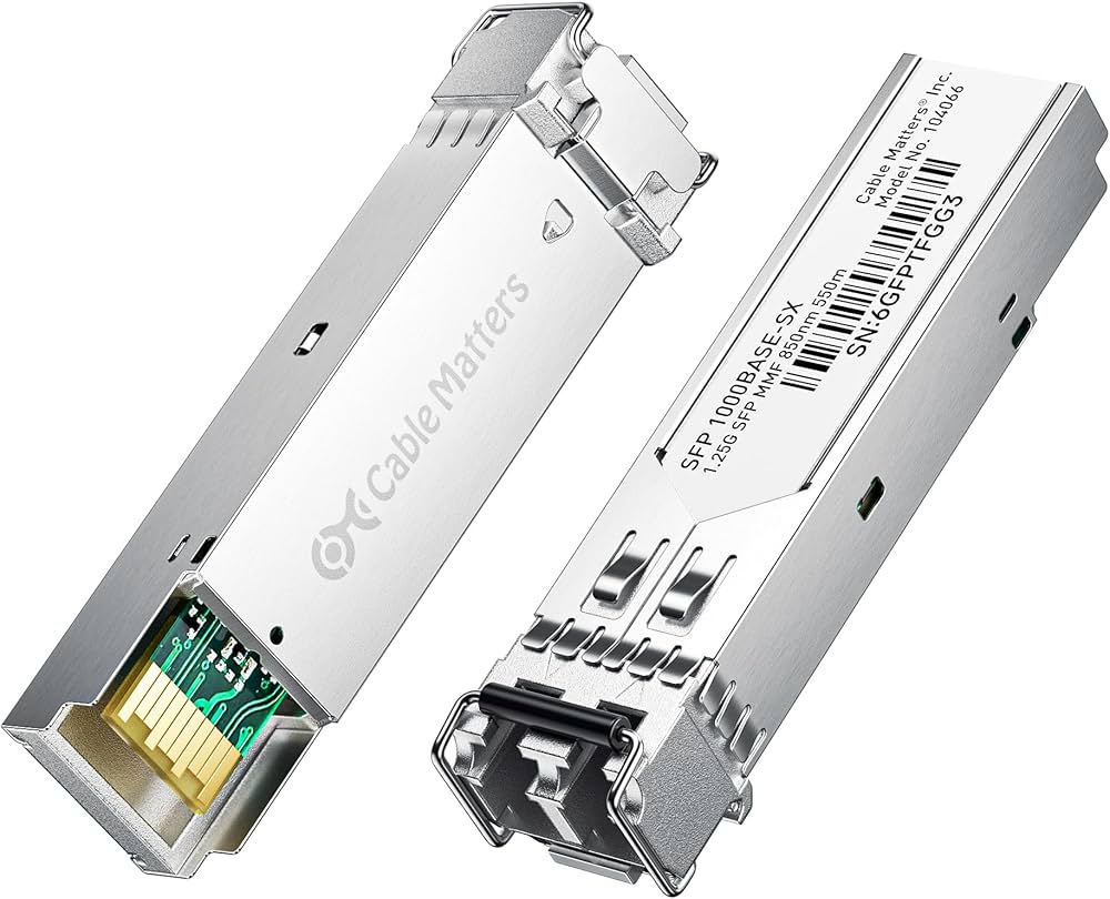Amazon.com: Cable Matters 2-Pack 1000BASE-SX SFP to LC Multimode