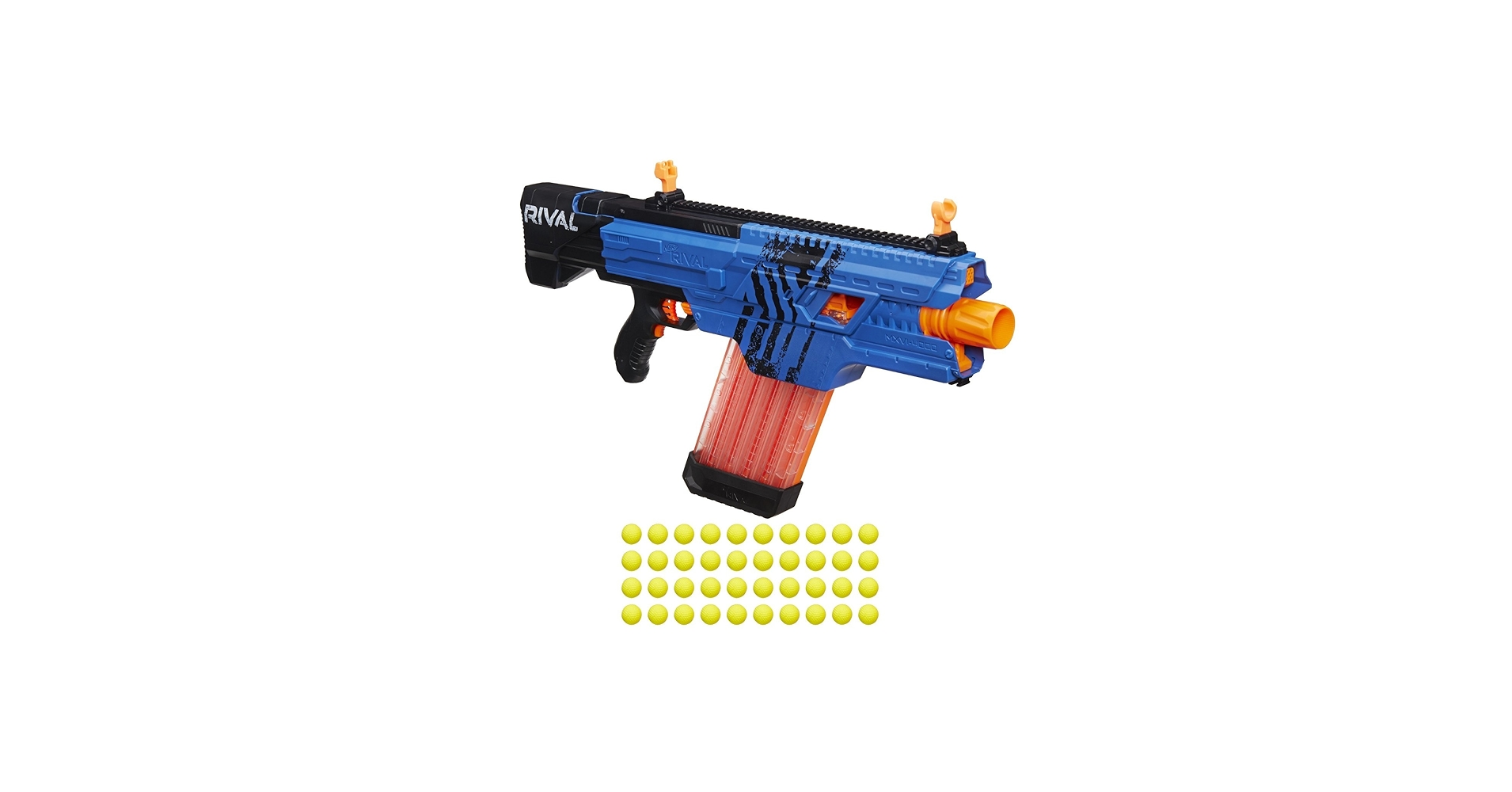 Amazon.co.jp: ナーフ Nerf Rival Khaos MXVI-4000 Blaster Blue