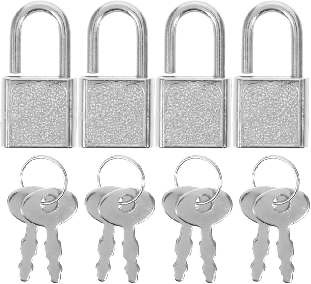 Amazon.com: Vaguelly Mini Padlock with Key Kids Treasure Chest