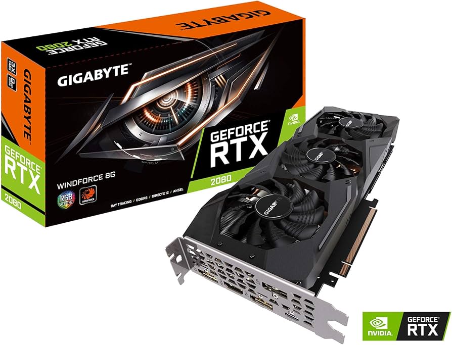 Amazon.com: Gigabyte GeForce RTX 2080 Windforce 8G Graphics Card