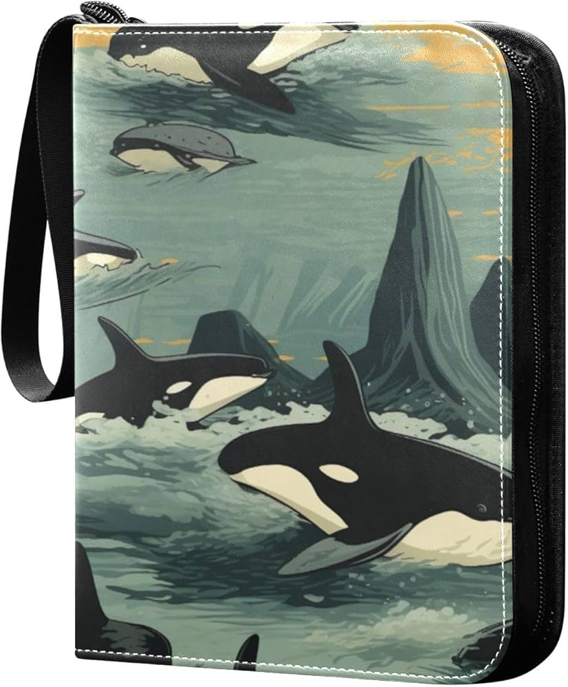 Amazon.com: Kigai Orca Whales Card Binder - 400 Pockets Card