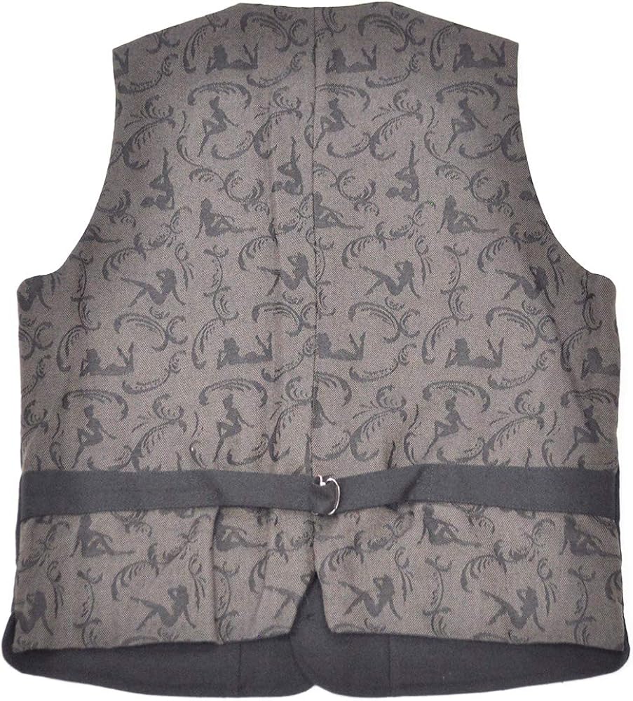Amazon | [GANGSTERVILLE] SPEAKEASY - VEST (BROWN) ギャングスター